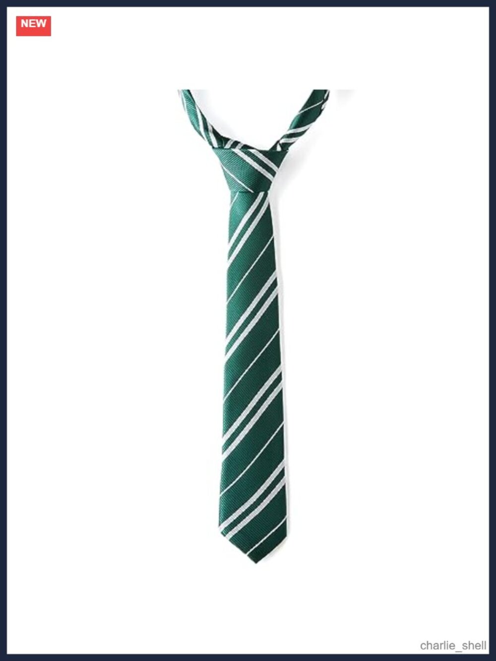 Striped Silk Polyester Necktie & Glasses Costume Accessory Set Wizard Cosplay